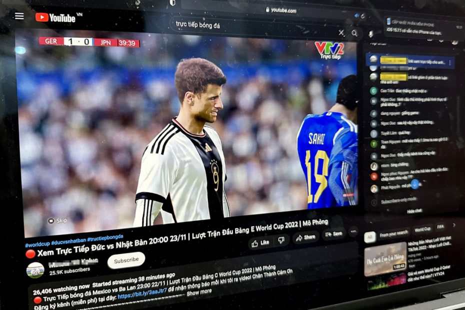 Tens of thousands of people accidentally watched the World Cup on YouTube