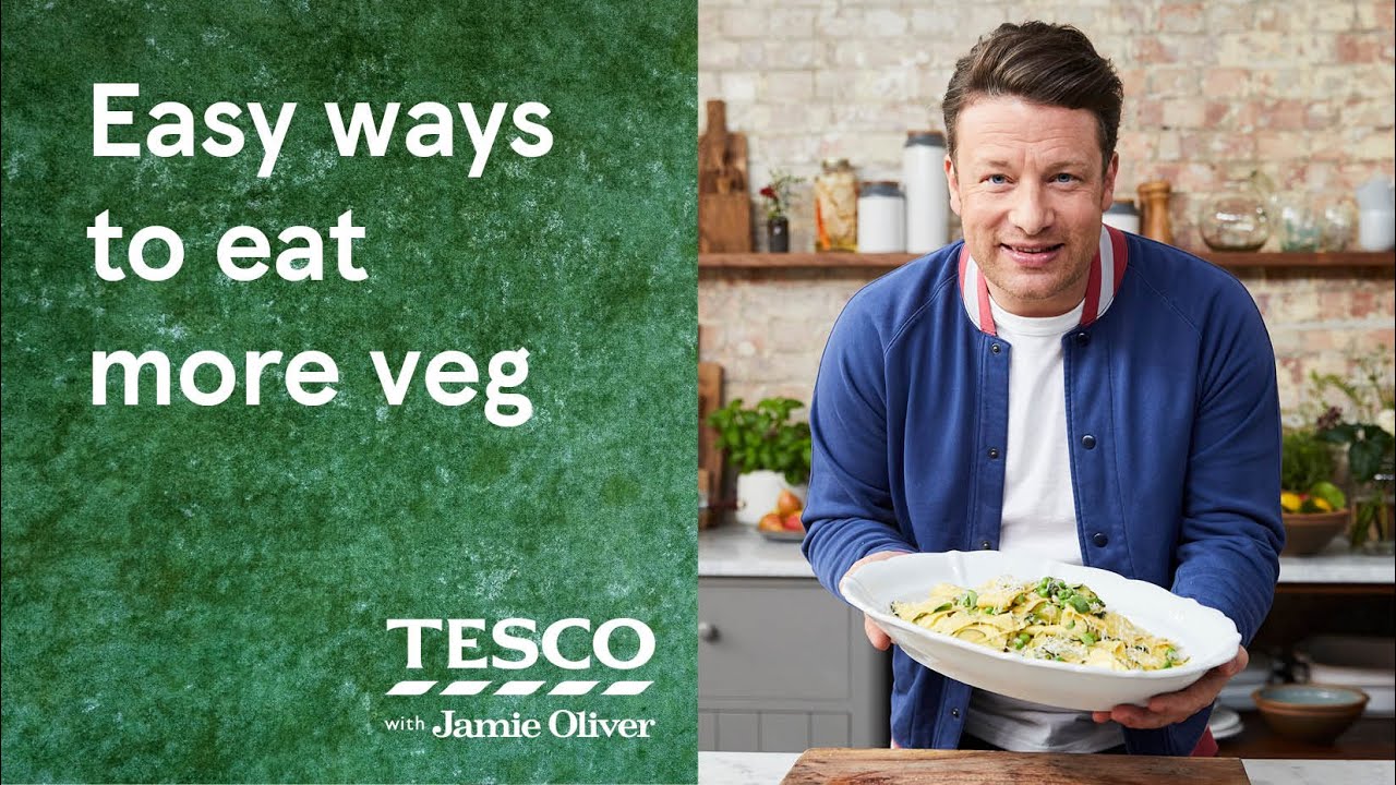 Pea and courgette pasta | Tesco with Jamie Oliver