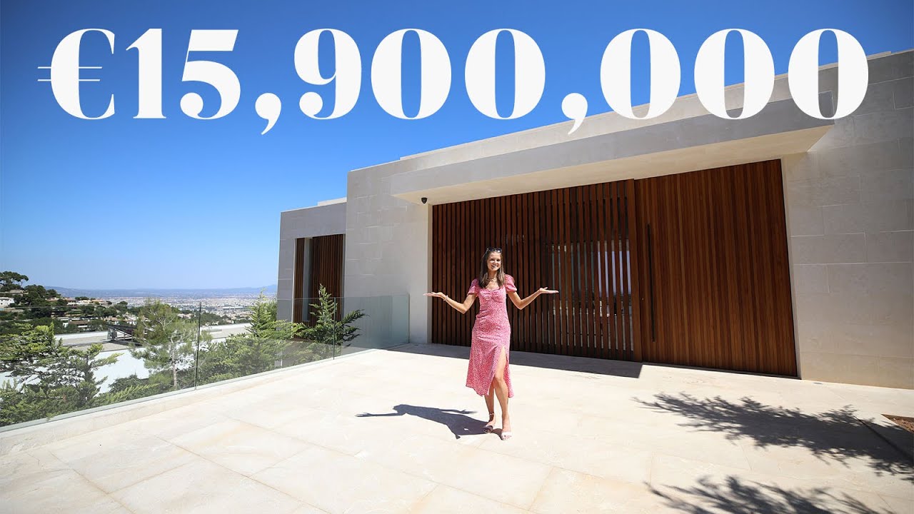 Touring a LOVE ISLAND style VILLA in Mallorca! On sale for €15,900,000 | Full House Tour