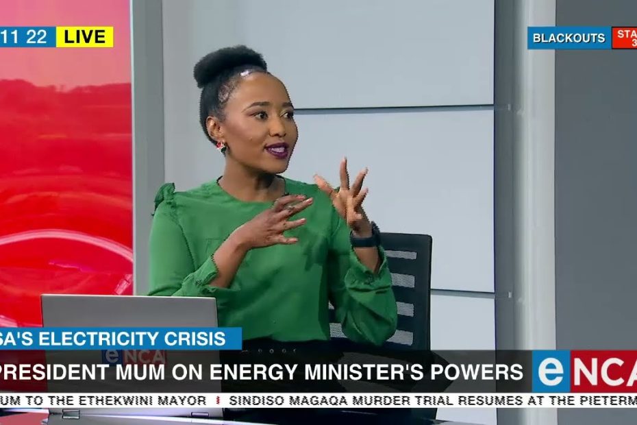 SA's electricity crisis | President mum on Electricity Minister's powers
