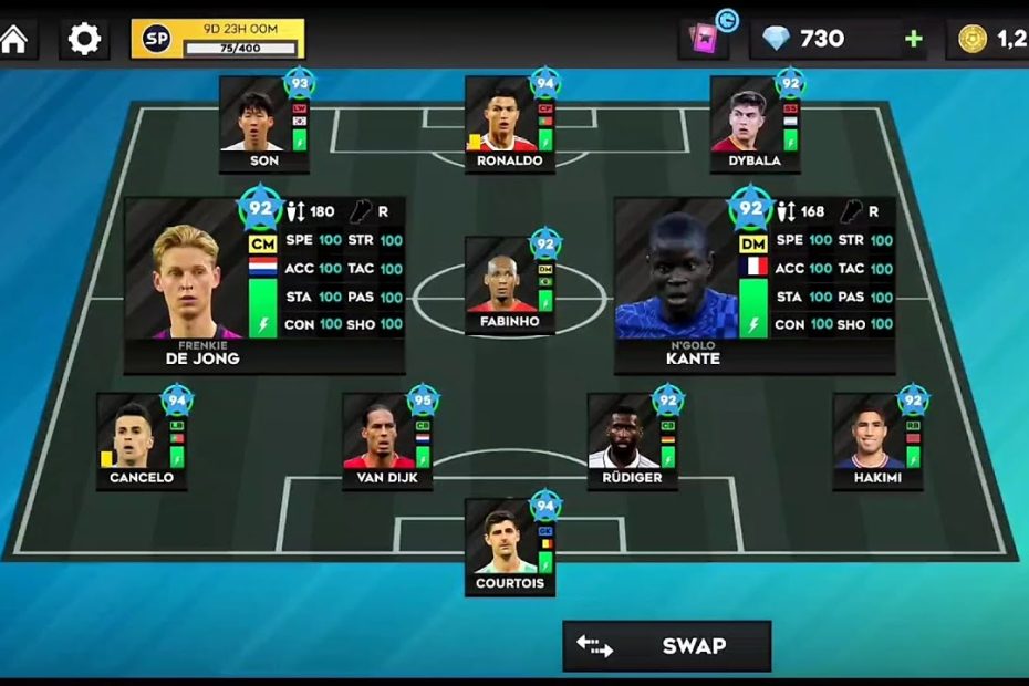 DLS23 || Nâng cấp max  DE JONG + KANTE trong Dream League Soccer 2023