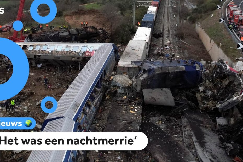 Tientallen doden bij treinbotsing in Griekenland