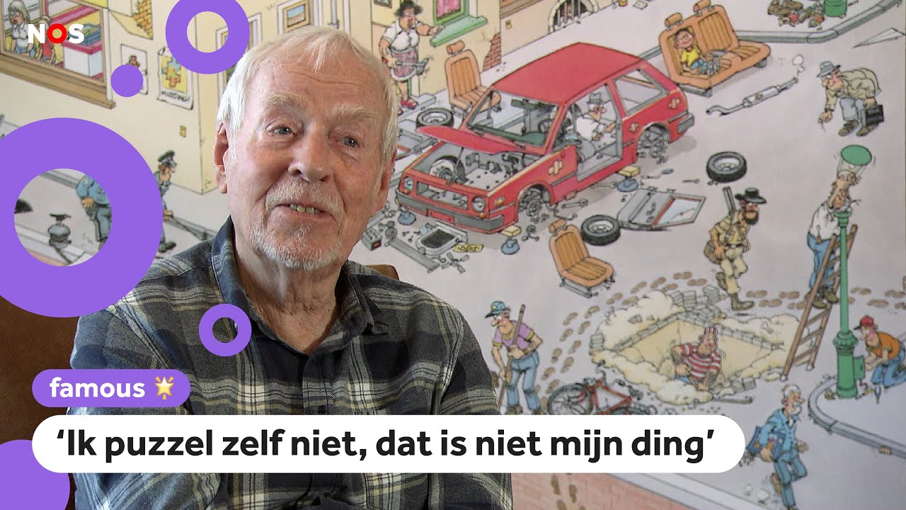 Puzzel-koning Jan van Haasteren (85) beantwoordt kindervragen