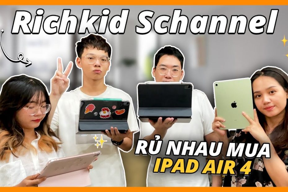 Richkids Schannel rủ nhau mua iPad Air 4 (Full combo) chứ không thèm iPhone 13 Pro Max?