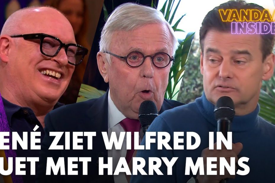 René ziet Wilfred in duet met Harry Mens: 'Dit is cult!' | VANDAAG INSIDE