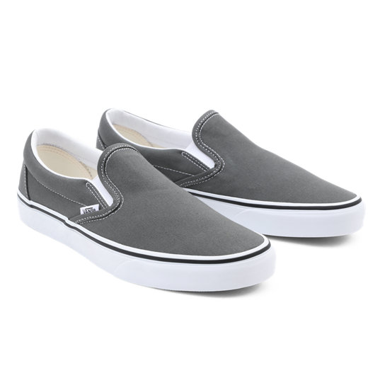 Canvas Classic Slip-On Shoes | Grey | Vans