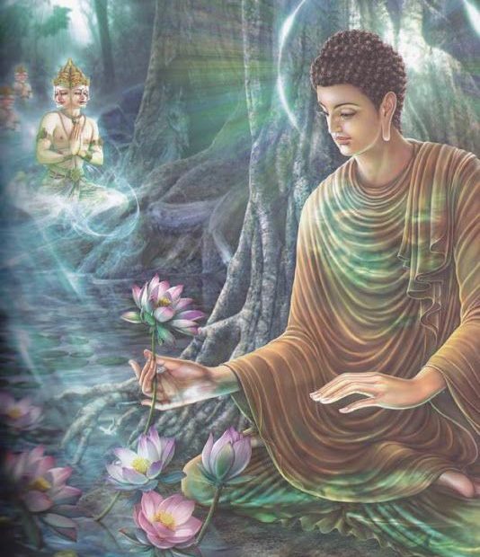 Tranh Phong Cảnh Phật Giáo | Vẽ Tranh Theo Yêu Cầu