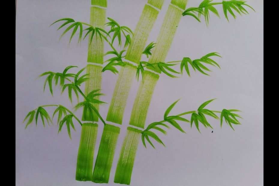Vẽ Cây Tre Đơn Giản - Vẽ Tre Việt Nam - Draw Bamboo - Youtube