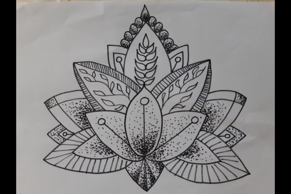 Cách Vẽ Họa Tiết Trang Trí Hoa Lá Cách Điệu P2 Lớp 7 / How To Draw Stylized  Floral Motifs1 - Youtube