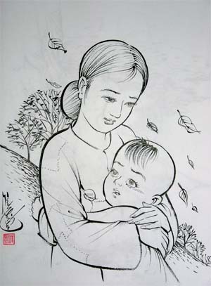 Top Hơn 104 Hình Vẽ Người Mẹ Mới Nhất - Thtantai2.Edu.Vn