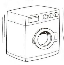Tranh Tô Màu : Máy Giặt | Mn Thượng Thanh